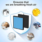 AP303 AP304 Replacement Filters, Compatible with DAYETTE AP303/304 Air Puri-fier, and for FRESHDEW AP303 AP304 Puri-fier,2 Pack Filters with 3 Stage Filtration