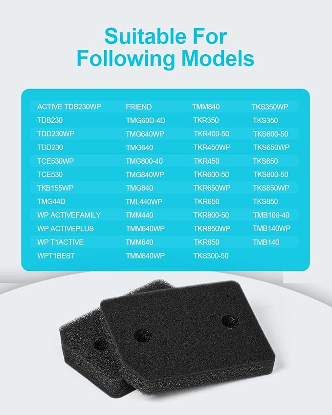 9164761 Foam Filter Replacement for All Miele T1 Heat Pump Tumble Dryers TMB540WP TKS850WP TKG840WP TKS650WP TKB150WP TKG450WP TCJ680WP TCE520WP Parts (3)