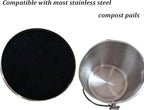Resinta Compost Bin Filters - 12 Pack Refill Set, Round and Square