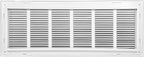 Venti Air 30" X 10" Steel Return Air Filter Grille - Removable Face/Door for 1 inch filters - HVAC Duct Cover Grill (2-3 Business Day Delivery) [Outer Dimension: 32.5"W X 12.5" H]