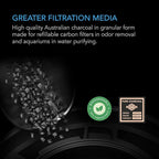 AC Infinity Premium Activated Carbon, 8 lb. Australian Charcoal Supply Replacement for 4” & 6” Refillable Carbon Filters, Air Filtration Odor Scrubbing for Grow Tents Hydroponics Aquariums Fish Tanks