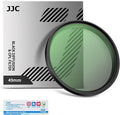 49mm 2 in 1 1/4 Black Mist & Reflectivity CPL Filter with ND2 Light Reduction, Nitto True Color Polarizer Lens Filter Circular Polarizing with