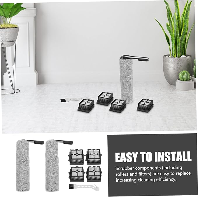 Zerodeko 1set Replacement and Filter for Floor Scrubber Dual Cleaning Power Compatible Parts for Efficient Floor Maintenance Easy to Install and Clean