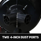Bucktool 1.5HP Portable Dust Collector, 1100 CFM Workshop Dust Extraction Machine with Mobile Stand