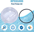 Pool Lid Replacement Thread Strainer Cover Pool Leaf Trap Sand Filter Acrylic for SPX3100D Thread Strainer Cover Replacement
