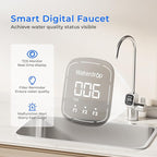 Waterdrop X8-Basic Reverse Osmosis System, NSF/ANSI 42&58&372 Certified, 800 GPD Tankless RO Water Filter, 9-Stage Filtration Undersink RO Filtration System, 2:1 Pure to Drain, Reduce PFAS, BPA Free