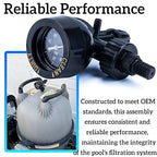 Pressure Gauge Assembly Replacement for Jandy CV340 CL460 CL580 DEL60 DEL48 DEV60 Pool Pump Filter R0357200 Parts, Pool Filter Gauge with Air Relief Valve