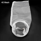 uxcell Paint Filter Bag 40 Mesh (31.9"x7") Nylon Strainer for Filtering Paint, Gasoline, Fuel