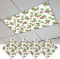 Fluorescent Light Covers for Ceiling Lights Deserts Camels Magnetic Light Filters 4 Pack 4x2 ft Southwest Date Trees Ceiling Lights Cover for Classroom Office School Home Drop Lamp Decor