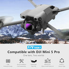 FPVtosky ND & CPL Filter Set Compatible with DJI Mini 5 Pro, Multi-Coated Optical Glass Filter Drone Camera Accessories (4 Pack-CPL+ND16/64/256)