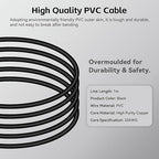 UniTak3D Extension Cable for Bambu Lab AMS Lite,39.37in 4-Pin Cable with Magnetic Ring Filter Compatible with Bambulab A1/A1mini AMS-Lite 3D Printers(Not for X1/P1 Series)