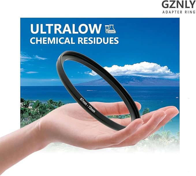 52mm to 42mm Step-up Adapter Rings Filter Adapter Black Metal Step Down Filter Ring Adapter Compatible with All Brand UV CPL ND Camera Lens Filter Stepping Rings (52mm-42mm)