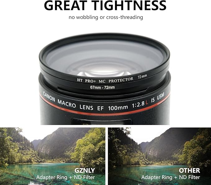 86mm to 95mm Step Up Ring Filter Adapter Black Metal Step up Adapter Rings Compatible with All Brand UV CPL ND Camera Lens Filter Step Down Ring (86mm-95mm)