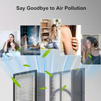 A/D/H True HEPA Filter, Advanced Allergen Reduction, Compatible with Filtrete 3M Air Purifier Model FAP-TT-ADH and Homes HAP9432, HAP9243, HAP9415, Fits for Honeywell Air purifier HPA060(BWM), 2-Pack