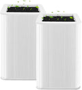 121 Replacement Filter Compatible for Blueair Blue Pure 121 Smart Machine, 2 in 1 Filtration System, White Airborne Particle Dust Pet Dander Filter&Odor Smoke Smell Activated Carbon Filter, 2 Pack
