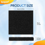 KEEPOW 8 Pack Trash Can Deodorizer Compatible with EKO Trash Can, Activated Charcoal Odor Absorber for Trash Can and Compost Bin, Garbage Can Deodorizer for Indoor Kitchen Compost Bucket (Square)