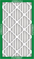 Filterbuy 16x24x2 Air Filter MERV 8 Essential Dust & Allergy Defense (2-Pack), Electrostatic Pleated HVAC AC Furnace Filters Replacement, Made in USA (Actual Size: 15.38 x 23.38 x 1.75)