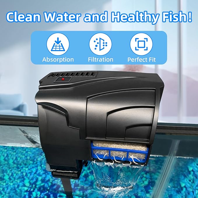 AQUANEAT Replacement Ammonia Reducer Pads Compatible with Aqueon QuietFlow 20 and 75 LED PRO Aquarium Power Filter (6)