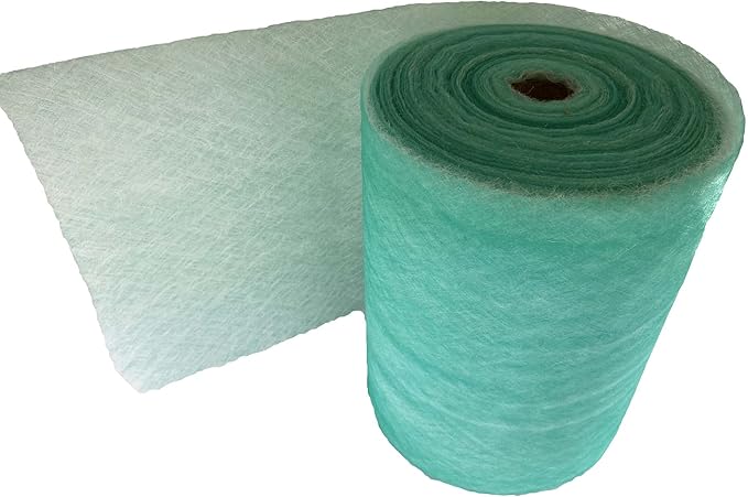 wioboy Paint Booth Exhaust Filter Roll, (40.5" x 300ft) 15 Gram Fiberglass Paint Arrestor for Spray Booth
