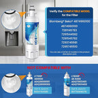 ICEPURE 4874960100 Refrigerator Water Filter Replacement for Blomberg Beko 4874960100 Water Filter, NSF/ANSI 42 certification, Reduces Chlorine Taste & Odor, 1 PACK