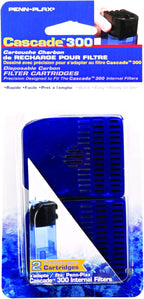 Penn-Plax Cascade 300 Filter Replacement Media (2 Pack) – Offers Chemical Filtration for Freshwater and Saltwater Aquariums
