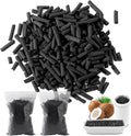 2-Pack (2 Lbs) Odor Absorbing Activated Charcoal Filter Refills for Lomi Electric Countertop Composter - 12-Month Supply, Replacement Filters Compatible with Lomi Smart Waste Kitchen Composter