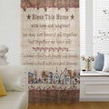 Farmhouse Sheer Curtains 72 Inch Length Brown Country Star Berry Vintage Wood Grain Chiffon Curtain for Bedroom Living Room Light Filtering Rod Pocket Window Treatments Voile Curtains Drapes