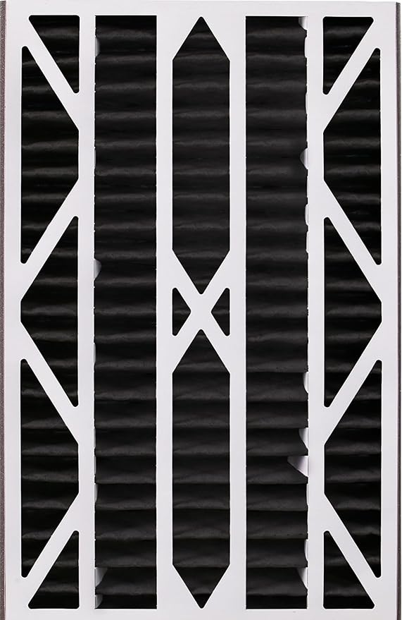 Nordic Pure Air Bear Cub 16x25x3 (Actual Size: 15 13/16 x 24 5/16 x 3) Replacement Carbon Odor Reduction Merv 8 Air Filters 3 Pack