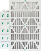 Glasfloss ZL 16x25x4 MERV 13 (FPR 10) 4" Inch Air Filters for AC and Furnace. Case of 6. Actual Size: 15-1/2 x 24-1/2 x 3-3/4