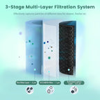 2-in-1 HEPA Activated Carbon Filter Replacement for AlorAir CleanShield HEPA 550 Air Scrubber 17.2x15.3x2, 2 Pack