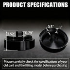 iFJF 68065612AA Fuel Filter Housing Cover Cap Replacement for 2011-2024 Ram 6.7L 2500 3500 4500 5500 2010 DODGE RAM 2500 3500 PICKUP DODGE RAM 4000-5000 Cummins Diesel Engine Billet Aluminum(Black)