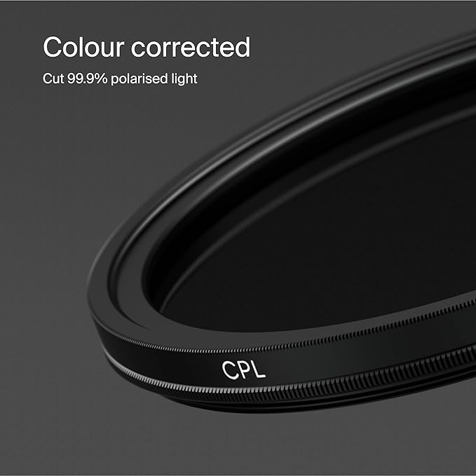Urth 37mm Circular Polarizing (CPL) Lens Filter (Plus+) - 20-Layer Nano-Coated, Slim Design for Camera Lens Polarization