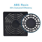 ELUTENG 80mm Fan Filter 2 Pack Ventilation Grill Cover IP40 Dustproof Cool Computer Ventilator Guard with Screwdrivers Dust Filter Kit for 8cm Cooling Fan Compatible for 80x80 Case Fan USB Cooling Fan