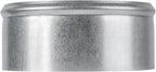 Repa Market Ø4 Inch Duct Cover – Galvanized Steel Round Duct Cap with Mesh Screen – HVAC Exhaust or Intake Vent – Exterior Pipe Air Outlet – Spiral Ventilation Ducting Metal End Plug