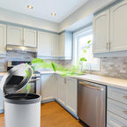 Timgle 24 Pcs Universal Trash Can Deodorizer Trash Bag Odor Absorbing Filters with 24 Double Sided Nano Glues Charcoal Deodorizer for Compost Buckets Countertop Garbage Bins