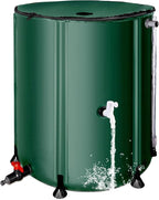 THUNDERBAY 60 Gallon Collapsible Rain Barrel, Portable Rain Barrels to Collect Rainwater from Gutter, Rainwater Collection System, Water Storage Tank Catcher Container with Filter Spigot