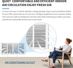 Return Vent Cover 24x18(Duct Opening Size),Air Return Vent Cover,Flat Vent Cover,Rejillas De Aire Acondicionado Para Casa,Return Air Grilles,Outer Dimensions:25.75"Wx19.75"H(24"W x 18"H, Duct Opening)