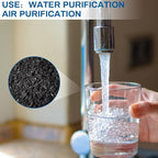 Timgle Bulk Water Air Filter Activated Charcoal Coconut Hull Granular Activated Carbon 10-18 Mesh Water Distiller Charcoal Filters Media for Filtration(6.6 Lbs)