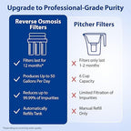 APEC WATER - Reverse Osmosis Water Filter System (ROES-50) Essence Series - 5-Stage Filtration - 50 GPD - Removes 99.99% of Impurities - DIY Install - WQA Certified - Under Sink Reverse Osmosis System