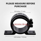 EVIL ENERGY 60MM Fuel Filter Mounting Bracket, Fuel Pump Clamp Holder 2PCS