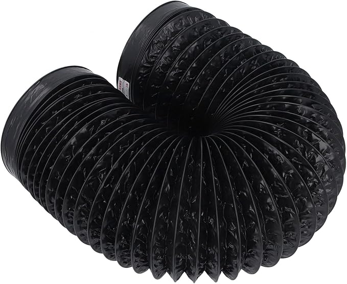 CHICIRIS dryer vent hose 6.56ft, Aluminum Flexible Ducting Ventilation Hose with 3 Layers, Noise Reduction, Efficient Airflow,dryer vent cleaning kit, for HVAC, Kitchen, Greenhouse