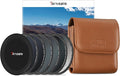 7artisans Nano Magnetic Filter UV Filter ND Light Reduction Filter/CPL Polarization Filter/GND Gradient Filter/Black Mist 1/4 Portrait Photography Filter Suitable for Lens(72mm 5-in-1 Set)