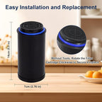 FC-50 Replacement Filters Compatible with Vitamix Foodcycler FC-50, FC-30 Models, Activated Carbon Odor Absorbing Filter, Compost Bin Odor Eliminator for Kitchen (6 Packs)