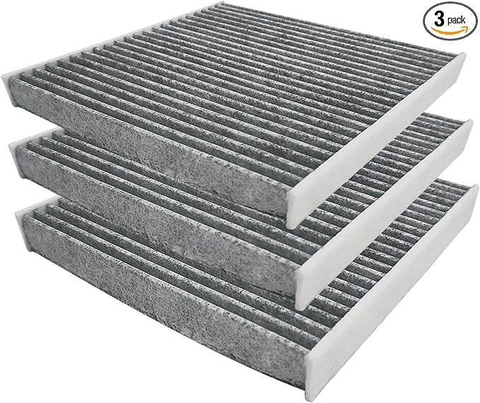3 PACK QTC285 CABIN AIR FILTER for Camry,Corolla,Corolla,Highlander,Prius,RAV4,Tundra,4Runner,Avalon,Replacement for CF10285,CP285