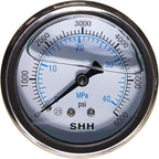 TUXING 6000Psi 40Mpa Pcp Air Compressor High Pressure Gauge Thread Air Manometer Paintball High Pressure Pump Accessories M14*1.2 Thread (Pressure Gauge)