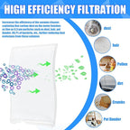 Tondiamo 10 Pcs Exhaust Filter Vacuum Cleaner Vacuum Filter Replacement