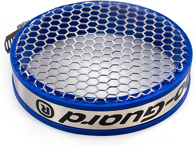 Ultra 4" Stainless Steel Turbo Air Filter – One-Piece Car Air Filter Screen for T3 T4 & T5 Turbo Kit - High-Performance Turbo Racing (Blue)