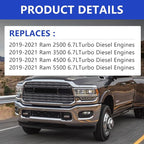 68436631AA and 68157291AA Fuel Filter Water Separator with Seals - Replacement for 2019-2024 Dodge Ram 2500 3500 4500 5500 6.7L Cummins Diesel