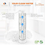 Aquaboon 5 Micron 20 x 4.5 Sediment, Anti-Scale, Carbon Water Filters Cartridges for 3-Stage Whole House Water Filtration System Replacement Set