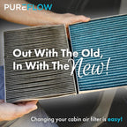 Pureflow Cabin Air Filter PC6067X | Fits 2023-18, 2020-18, 2011 Hyundai Equus G80, 2023-17, 2022-17 G90